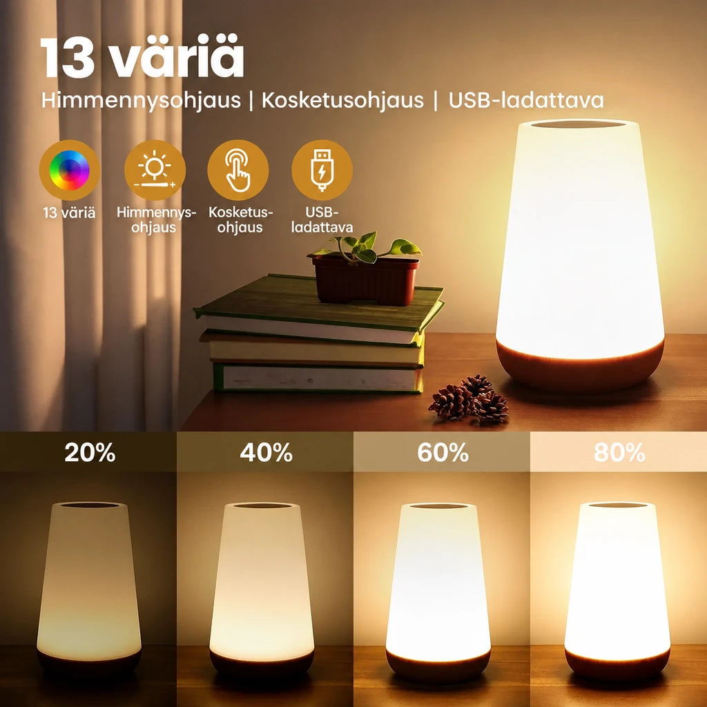 Himmennettävä yövalo 13 väriä – zzzleep.fi