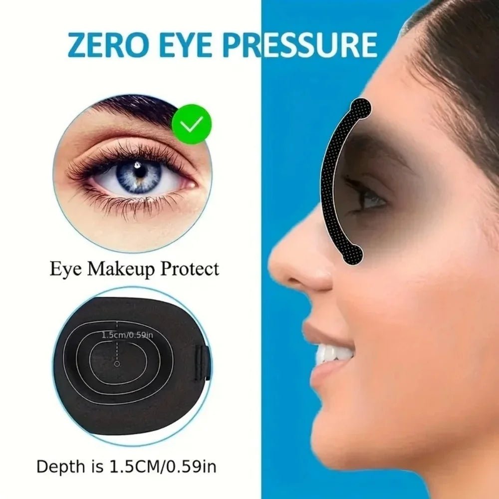 3D Sleep Mask Blindfold Sleeping Aid Soft Memory Foam Eye mask for Sleeping Travel Blockout Light Slaapmasker Eye Cover - zzzleep.fi