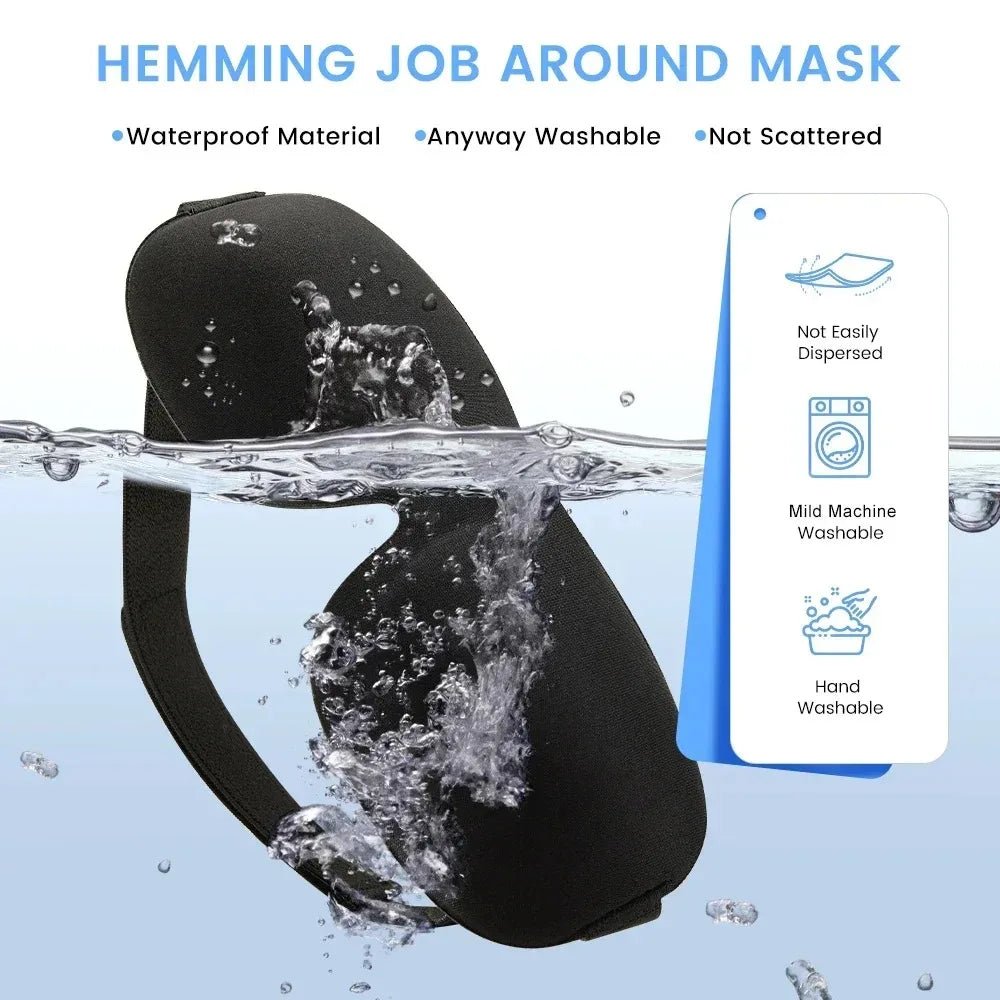 3D Sleep Mask Blindfold Sleeping Aid Soft Memory Foam Eye mask for Sleeping Travel Blockout Light Slaapmasker Eye Cover - zzzleep.fi