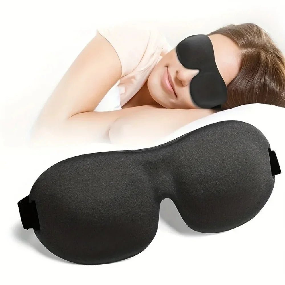 3D Sleep Mask Blindfold Sleeping Aid Soft Memory Foam Eye mask for Sleeping Travel Blockout Light Slaapmasker Eye Cover - zzzleep.fi