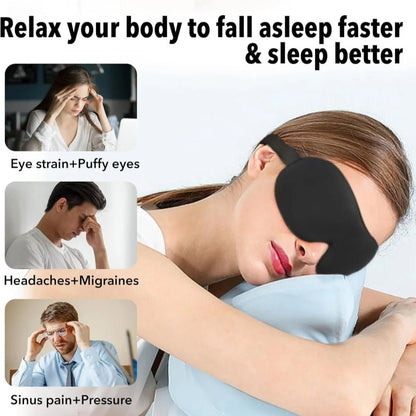 3D Sleep Mask Blindfold Sleeping Aid Soft Memory Foam Eye mask for Sleeping Travel Blockout Light Slaapmasker Eye Cover - zzzleep.fi