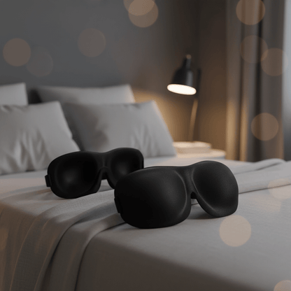3D-unimaski muistivaahdosta – täydellinen pimennys - zzzleep.fi