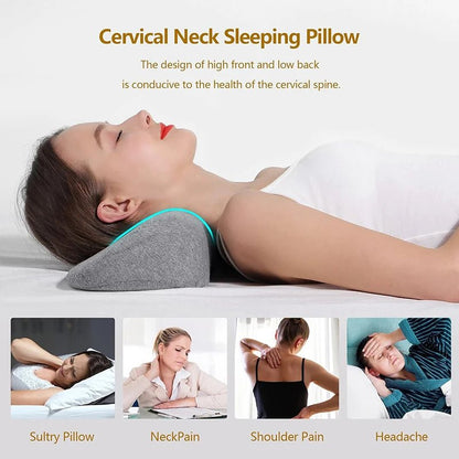 Cervical Pillow, Memory Foam Contour Pillow, Bed Pillows for Side Sleeper Ergonomic Orthopedic Sleeping Pillow, Neck Pillow - zzzleep.fi