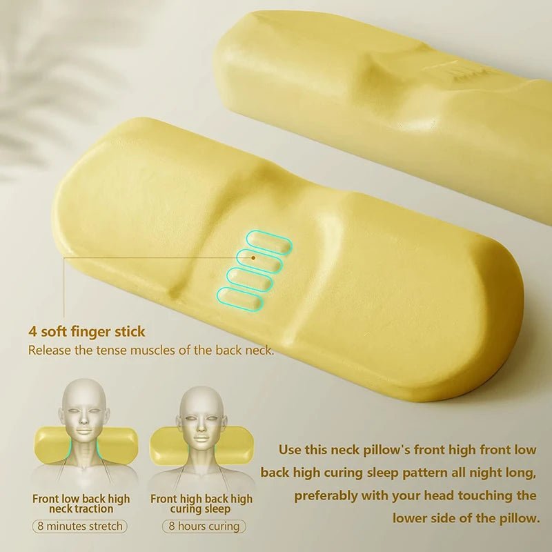 Cervical Pillow, Memory Foam Contour Pillow, Bed Pillows for Side Sleeper Ergonomic Orthopedic Sleeping Pillow, Neck Pillow - zzzleep.fi