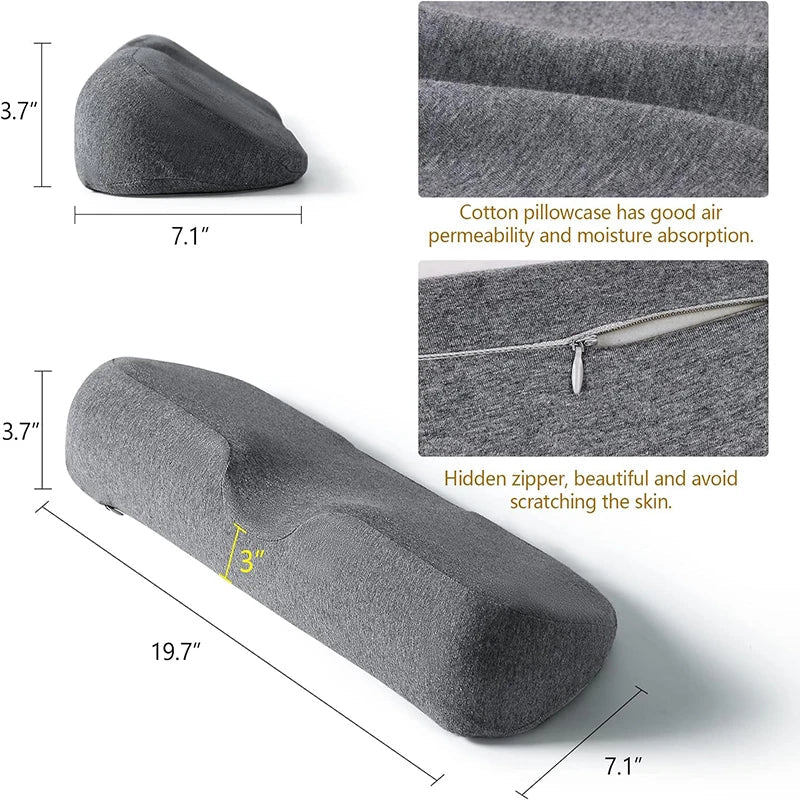 Cervical Pillow, Memory Foam Contour Pillow, Bed Pillows for Side Sleeper Ergonomic Orthopedic Sleeping Pillow, Neck Pillow - zzzleep.fi