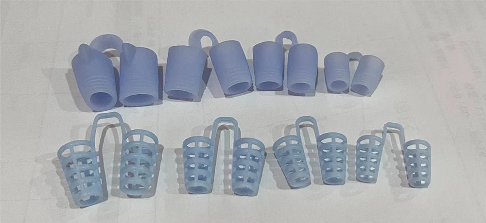 New Blue Silicone 4/8PCS/set Snoring Solution Anti Snoring Devices Snore Nose Vents Nasal Dilators For Better Sleep Sleeping Aid - zzzleep.fi