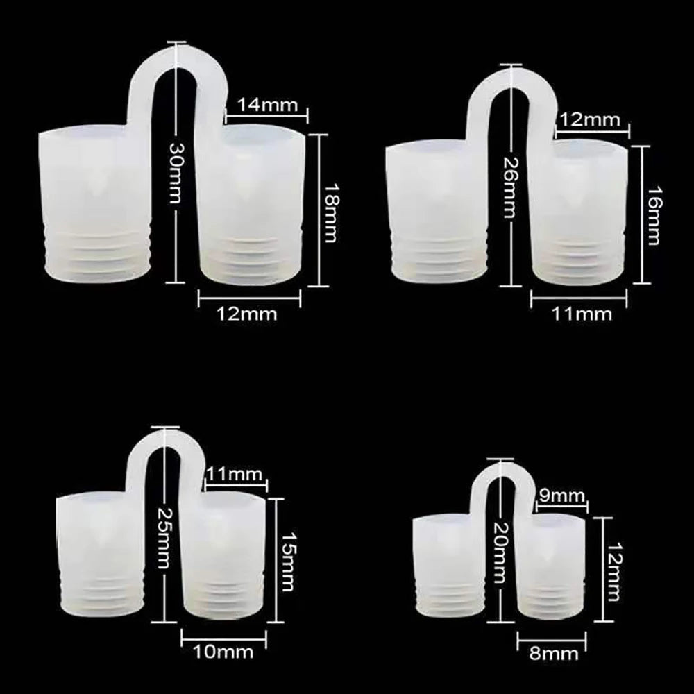 New Blue Silicone 4/8PCS/set Snoring Solution Anti Snoring Devices Snore Nose Vents Nasal Dilators For Better Sleep Sleeping Aid - zzzleep.fi