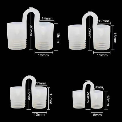 New Blue Silicone 4/8PCS/set Snoring Solution Anti Snoring Devices Snore Nose Vents Nasal Dilators For Better Sleep Sleeping Aid - zzzleep.fi