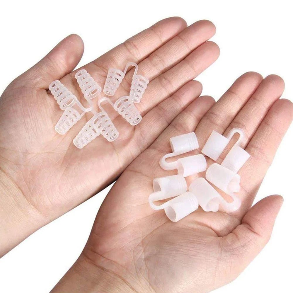 New Blue Silicone 4/8PCS/set Snoring Solution Anti Snoring Devices Snore Nose Vents Nasal Dilators For Better Sleep Sleeping Aid - zzzleep.fi