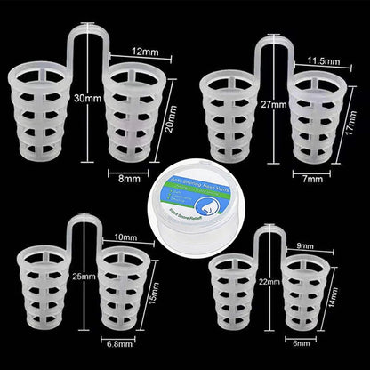 New Blue Silicone 4/8PCS/set Snoring Solution Anti Snoring Devices Snore Nose Vents Nasal Dilators For Better Sleep Sleeping Aid - zzzleep.fi