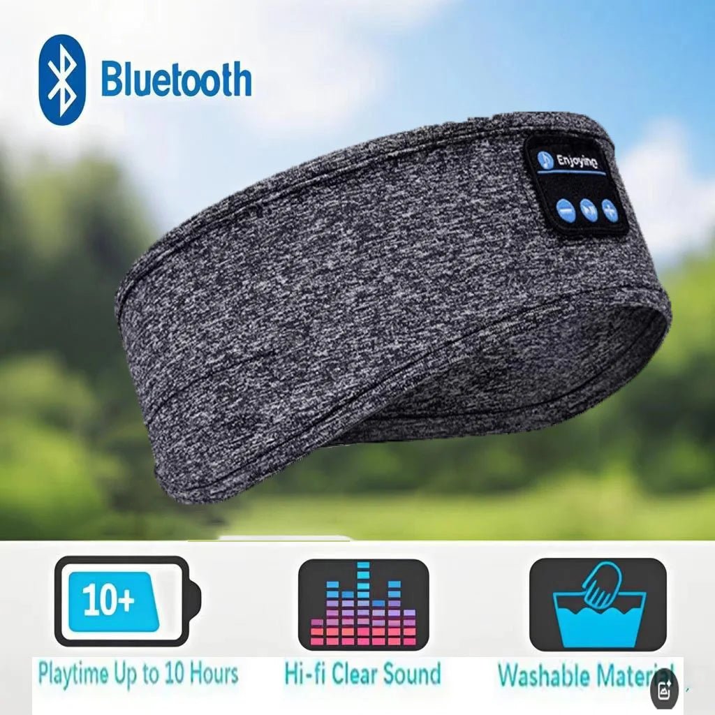 New bluetooth sleep headset wireless headphones music eye mask sleep sports headband outdoor running yoga headband - zzzleep.fi