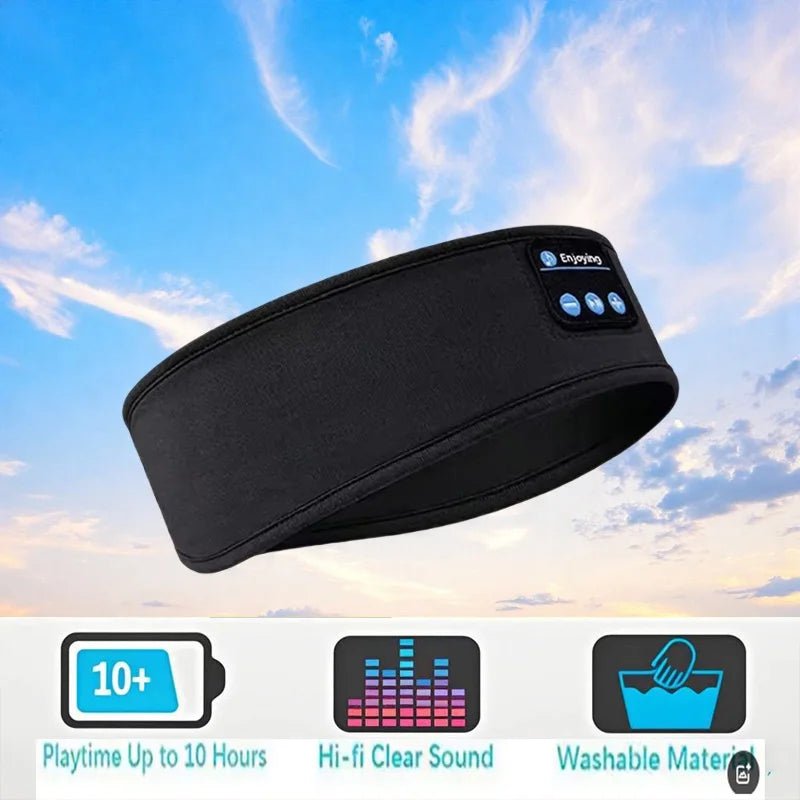 New bluetooth sleep headset wireless headphones music eye mask sleep sports headband outdoor running yoga headband - zzzleep.fi
