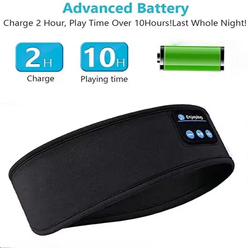 New bluetooth sleep headset wireless headphones music eye mask sleep sports headband outdoor running yoga headband - zzzleep.fi