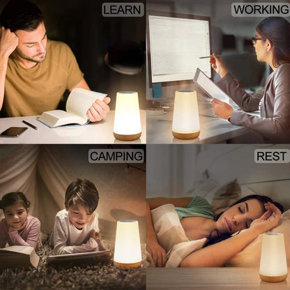 USB-ladattava Yövalo – 13 Väriä, Himmennys ja Kosketusohjaus - zzzleep.fi